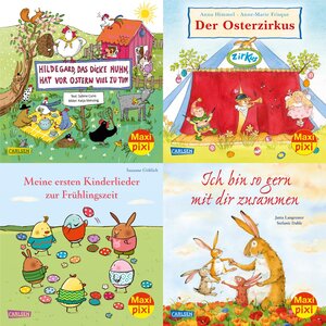 Buchcover Maxi-Pixi-4er-Set 85: Frühling mit Maxi Pixi (4x1 Exemplar) | diverse | EAN 9783551030528 | ISBN 3-551-03052-9 | ISBN 978-3-551-03052-8