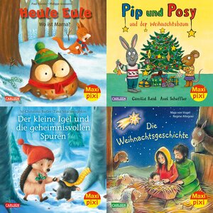 Buchcover Maxi-Pixi-4er-Set 104: Bilderbuchwinter (4x1 Exemplar) | diverse | EAN 9783551030696 | ISBN 3-551-03069-3 | ISBN 978-3-551-03069-6