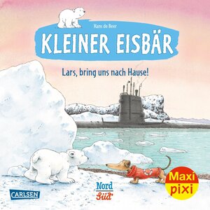 Buchcover Maxi Pixi 332: Kleiner Eisbär: Lars, bring uns nach Hause! | Hans de Beer | EAN 9783551032454 | ISBN 3-551-03245-9 | ISBN 978-3-551-03245-4