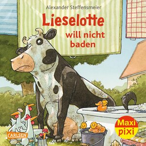 Buchcover Maxi Pixi 401: Lieselotte will nicht baden | Alexander Steffensmeier | EAN 9783551033147 | ISBN 3-551-03314-5 | ISBN 978-3-551-03314-7