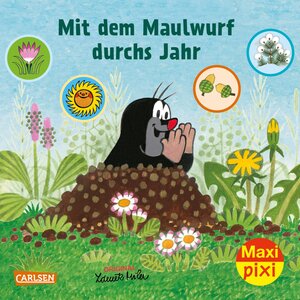 Buchcover Maxi Pixi 405: Mit dem Maulwurf durchs Jahr | Hanna Sörensen | EAN 9783551033185 | ISBN 3-551-03318-8 | ISBN 978-3-551-03318-5