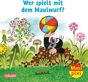Buchcover Maxi Pixi 406: Wer spielt mit dem Maulwurf? | Hanna Sörensen | EAN 9783551033192 | ISBN 3-551-03319-6 | ISBN 978-3-551-03319-2