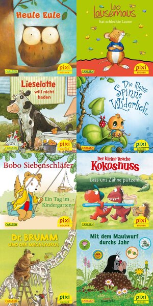 Buchcover Pixi-8er-Set 297: Pixis liebste Kinderbuch-Helden (8x1 Exemplar) | diverse | EAN 9783551038807 | ISBN 3-551-03880-5 | ISBN 978-3-551-03880-7