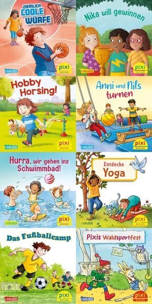 Buchcover Pixi-8er-Set 305: Sport macht Spaß mit Pixi (8x1 Exemplar) | diverse | EAN 9783551038890 | ISBN 3-551-03889-9 | ISBN 978-3-551-03889-0