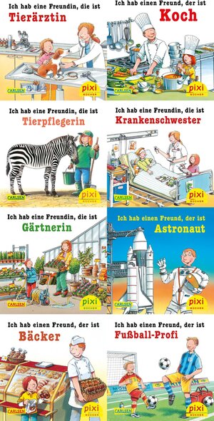 Buchcover Pixi-8er-Set 242: Meine Lieblingsberufe (8x1 Exemplar) | Ralf Butschkow | EAN 9783551044464 | ISBN 3-551-04446-5 | ISBN 978-3-551-04446-4