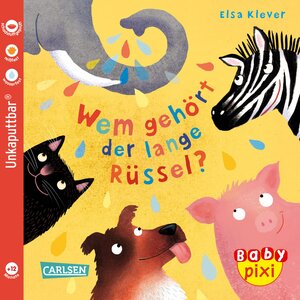 Buchcover Baby Pixi (unkaputtbar) 78: Wem gehört der lange Rüssel? | Elsa Klever | EAN 9783551051806 | ISBN 3-551-05180-1 | ISBN 978-3-551-05180-6