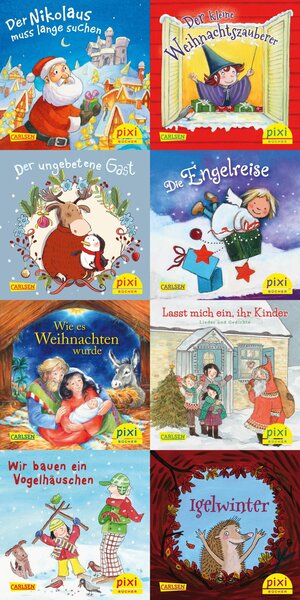 Buchcover Pixi-Weihnachts-Box 33: Fröhliche Weihnacht überall (8x8 Exemplare) | Rüdiger Paulsen | EAN 9783551058638 | ISBN 3-551-05863-6 | ISBN 978-3-551-05863-8