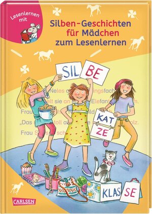 Buchcover LESEMAUS zum Lesenlernen Sammelbände: Silben-Geschichten für Mädchen zum Lesenlernen | Rudolf Herfurtner | EAN 9783551066435 | ISBN 3-551-06643-4 | ISBN 978-3-551-06643-5