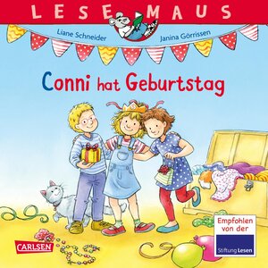 Buchcover LESEMAUS: Conni hat Geburtstag | Liane Schneider | EAN 9783551084576 | ISBN 3-551-08457-2 | ISBN 978-3-551-08457-6