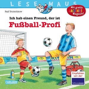 Buchcover LESEMAUS 36: Ich hab einen Freund, der ist Fußball-Profi | Ralf Butschkow | EAN 9783551089366 | ISBN 3-551-08936-1 | ISBN 978-3-551-08936-6