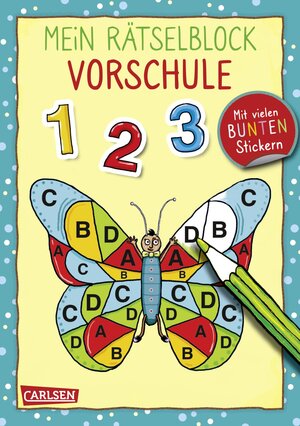 Buchcover Mein Rätselblock Vorschule | Nikki Busch | EAN 9783551160058 | ISBN 3-551-16005-8 | ISBN 978-3-551-16005-8