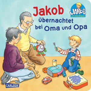 Buchcover Jakob übernachtet bei Oma und Opa | Sandra Grimm | EAN 9783551168740 | ISBN 3-551-16874-1 | ISBN 978-3-551-16874-0