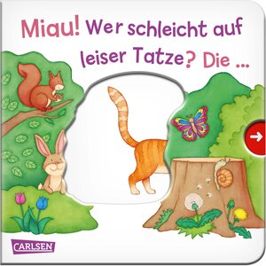 Buchcover Miau! Wer schleicht auf leiser Tatze? Die ... Katze! | Maya Geis | EAN 9783551171818 | ISBN 3-551-17181-5 | ISBN 978-3-551-17181-8