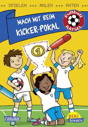 Buchcover Pixi kreativ 108: Mach mit beim Kicker-Pokal: Spielen, Malen, Raten wie die Weltmeister! | Cordula Thörner | EAN 9783551189073 | ISBN 3-551-18907-2 | ISBN 978-3-551-18907-3