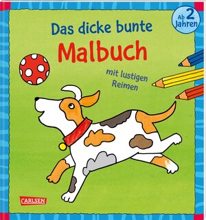 Buchcover Ausmalbilder für Kita-Kinder: Das dicke bunte Malbuch mit lustigen Reimen | Imke Sörensen | EAN 9783551189455 | ISBN 3-551-18945-5 | ISBN 978-3-551-18945-5