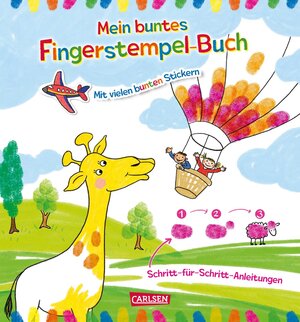 Buchcover Mein buntes Fingerstempel-Malbuch | Laura Leintz | EAN 9783551189561 | ISBN 3-551-18956-0 | ISBN 978-3-551-18956-1