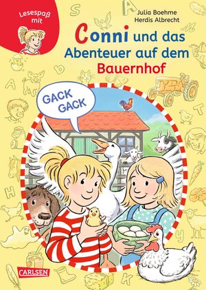 Buchcover Lesen lernen mit Conni: Conni und das Abenteuer auf dem Bauernhof | Julia Boehme | EAN 9783551190581 | ISBN 3-551-19058-5 | ISBN 978-3-551-19058-1