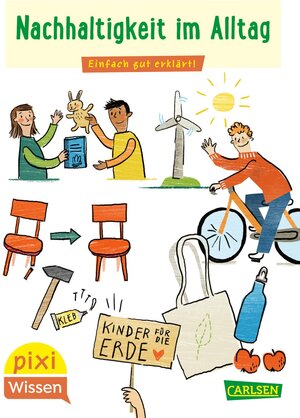 Buchcover Pixi Wissen 112: VE 5 Nachhaltigkeit im Alltag | Eva Bade | EAN 9783551231802 | ISBN 3-551-23180-X | ISBN 978-3-551-23180-2
