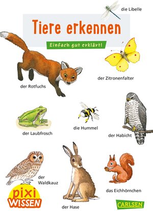 Buchcover Pixi Wissen 30: Tiere erkennen | Hanna Sörensen | EAN 9783551242181 | ISBN 3-551-24218-6 | ISBN 978-3-551-24218-1