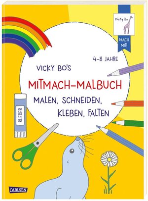 Buchcover Vicky Bo's Mitmach-Malbuch Malen, Schneiden, Kleben, Falten | Vicky Bo | EAN 9783551271587 | ISBN 3-551-27158-5 | ISBN 978-3-551-27158-7