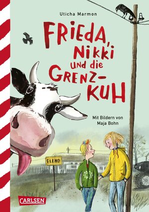 Buchcover Frieda, Nikki und die Grenzkuh | Uticha Marmon | EAN 9783551559432 | ISBN 3-551-55943-0 | ISBN 978-3-551-55943-2