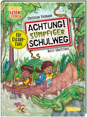 Buchcover Achtung!: Sumpfiger Schulweg | Christian Tielmann | EAN 9783551690272 | ISBN 3-551-69027-8 | ISBN 978-3-551-69027-2