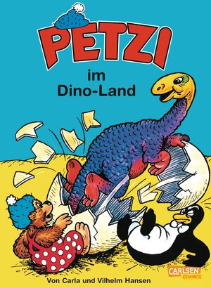 Buchcover Petzi: Petzi im Dino-Land | Carla Hansen | EAN 9783551737434 | ISBN 3-551-73743-6 | ISBN 978-3-551-73743-4