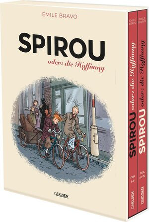 Buchcover Spirou und Fantasio Spezial: Spirou oder: die Hoffnung 1-4 im Schuber | Émile Bravo | EAN 9783551783486 | ISBN 3-551-78348-9 | ISBN 978-3-551-78348-6
