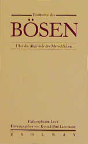 Buchcover Faszination des Bösen | Konrad P Liessmann | EAN 9783552048928 | ISBN 3-552-04892-8 | ISBN 978-3-552-04892-8