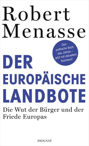 Buchcover Der Europäische Landbote | Robert Menasse | EAN 9783552056183 | ISBN 3-552-05618-1 | ISBN 978-3-552-05618-3