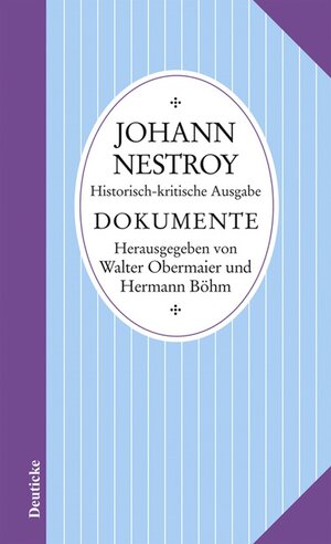 Buchcover Sämtliche Werke | Johann Nestroy | EAN 9783552060616 | ISBN 3-552-06061-8 | ISBN 978-3-552-06061-6
