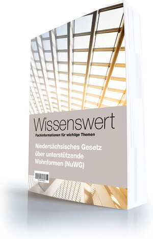 Buchcover Niedersächsiches Gesetz über unterstützende Wohnformen (NuWG) (als pdf-Datei) | Sebastian Froese | EAN 9783553386081 | ISBN 3-553-38608-8 | ISBN 978-3-553-38608-1