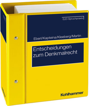 Buchcover Entscheidungen zum Denkmalrecht | Gerd-Ulrich Kapteina | EAN 9783555013053 | ISBN 3-555-01305-X | ISBN 978-3-555-01305-3