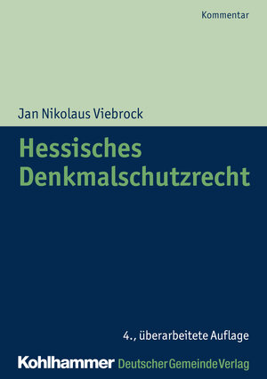 Buchcover Hessisches Denkmalschutzrecht | Tomas Boennecken | EAN 9783555019062 | ISBN 3-555-01906-6 | ISBN 978-3-555-01906-2