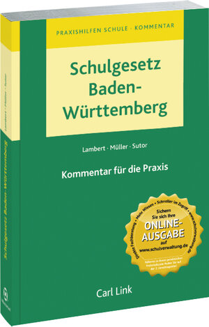 Buchcover Schulgesetz Baden-Württemberg | Johannes Lambert | EAN 9783556065631 | ISBN 3-556-06563-0 | ISBN 978-3-556-06563-1