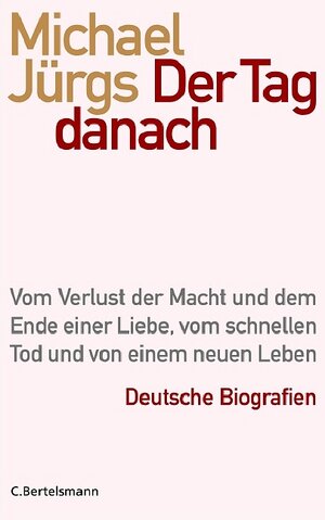 Buchcover Der Tag danach | Michael Jürgs | EAN 9783570008294 | ISBN 3-570-00829-0 | ISBN 978-3-570-00829-4
