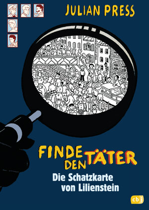 Buchcover Finde den Täter - Die Schatzkarte von Lilienstein | Julian Press | EAN 9783570154892 | ISBN 3-570-15489-0 | ISBN 978-3-570-15489-2