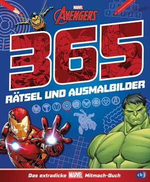 Buchcover MARVEL Avengers 365 Rätsel und Ausmalbilder - Das extradicke MARVEL-Mitmach-Buch  | EAN 9783570179512 | ISBN 3-570-17951-6 | ISBN 978-3-570-17951-2