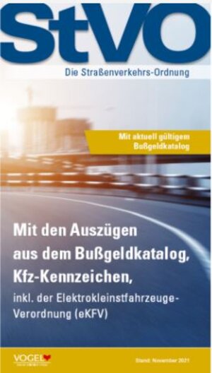 Buchcover StVO - Mit Auszügen aus dem Bußgeldkatalog und Kfz-Kennzeichen  | EAN 9783574292620 | ISBN 3-574-29262-7 | ISBN 978-3-574-29262-0