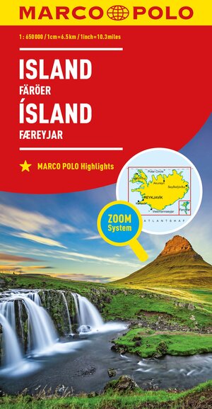 Buchcover MARCO POLO Länderkarte Island, Färöer 1:650.000  | EAN 9783575016225 | ISBN 3-575-01622-4 | ISBN 978-3-575-01622-5