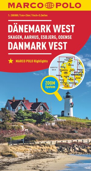 Buchcover MARCO POLO Regionalkarte Dänemark West 1:200.000  | EAN 9783575016478 | ISBN 3-575-01647-X | ISBN 978-3-575-01647-8