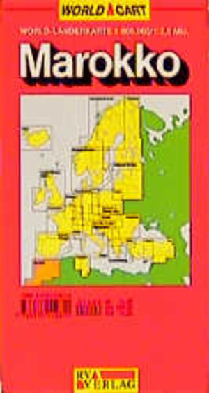 RV Euro-Länderkarte 1:800 000 / 1:2,5 Mio. Marokko