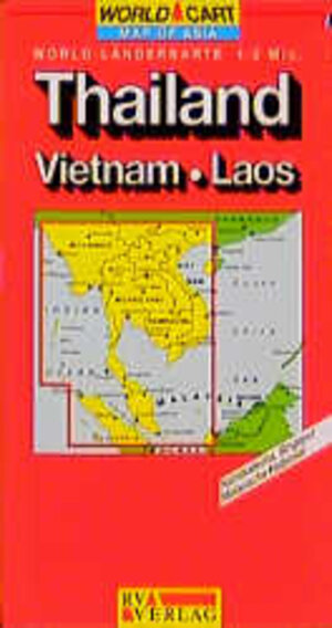 RV World-Länderkarte 1:2 Mio. Thailand - Vietnam, Laos