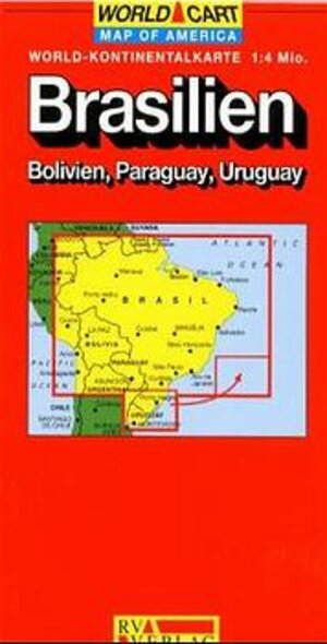 RV World-Kontinentalkarte 1:4 Mio. Brasilien - Bolivien, Paraquay, Uruquay