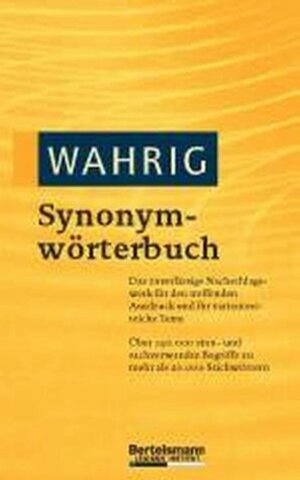 Wahrig Synonymwörterbuch