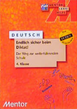 Buchcover Endlich sicher beim Diktat! | Ulrike Brokmeier | EAN 9783580635022 | ISBN 3-580-63502-6 | ISBN 978-3-580-63502-2