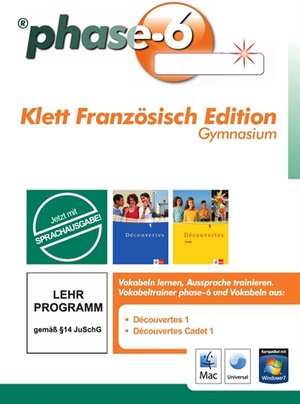 Buchcover phase6 - Klett Französisch Edition Gymnasium  | EAN 9783580651794 | ISBN 3-580-65179-X | ISBN 978-3-580-65179-4