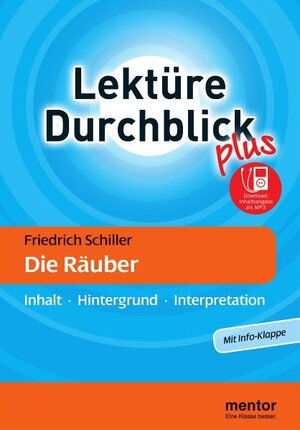Buchcover Friedrich Schiller: Die Räuber - Buch mit MP3-Download | Detlev Mahnert | EAN 9783580653514 | ISBN 3-580-65351-2 | ISBN 978-3-580-65351-4