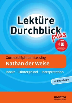 Buchcover Gotthold Ephraim Lessing: Nathan der Weise - Buch mit MP3-Download | Thomas Rahner | EAN 9783580653705 | ISBN 3-580-65370-9 | ISBN 978-3-580-65370-5
