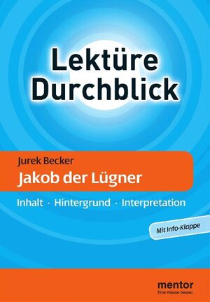 Buchcover Jurek Becker: Jakob der Lügner | Ursula Zierlinger | EAN 9783580658106 | ISBN 3-580-65810-7 | ISBN 978-3-580-65810-6
